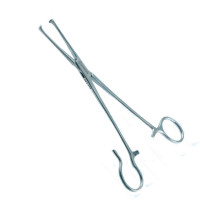 Colver Tonsil Seizing Forceps Open Ring Straight 7 1/2"