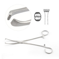 Allis Coakley Tonsil Forceps Medium Curve 7 3/4"