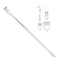 Tracheal Retractor 3 Dull Prongs 6 1/2"