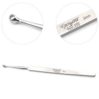 Fox Dermal Curette 5 1/2" 3mm Round