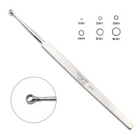 Fox Dermal Curette 5 1/2" 3mm Round
