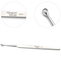 Fox Dermal Curette 5 1/2" 4mm Round