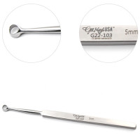 Fox Dermal Curette 5 1/2" 5mm Round