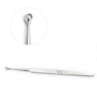 Fox Dermal Curette 5 1/2" 5mm Round