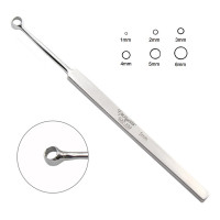 Fox Dermal Curette 5 1/2" 6mm Round