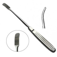 Aufricht Glabellar Rasp 8" Backward Cutting Serrations