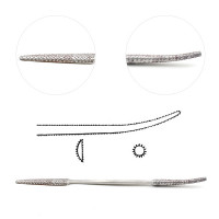 Putti Bone Rasp Double Ended Flat 10 1/4"