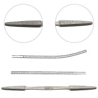 Putti Bone Rasp Double Ended Round and Flat 11 3/4"