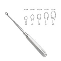 Piffard Dermal Curette 5 1/2" 8mm Oval Size 4