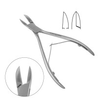 Nail Nipper 5 1/2" Straight Jaws Double Spring Chrome