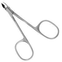 Tissue and Cuticle Nipper 4" 6mm Straight Jaws Ring Handles