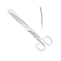 Moleskin And Felt Scissors 7 1/2" Sharp Blunt Points Curved