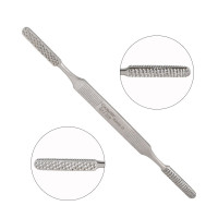 Fomon Rasp 8 1/4" Double End Fine and Coarse Teeth 4 Sided Both in Flat and Convex