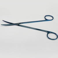 Metzenbaum Dissecting Scissors 5 3/4" Straight Blue Coated