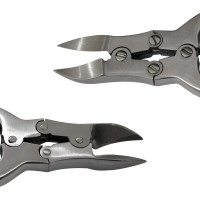 Mycotic Nail Nipper Double Action Jaws Barrel Spring Concave Jaws 6"