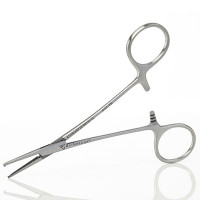 Halstead Mosquito Forceps Straight 1x2 Teeth 5"