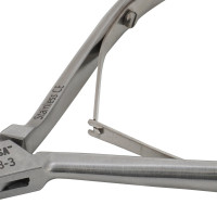 Nail Splitter 5 1/2" Tapered Jaw  Straight Smooth Handle Locking Clip