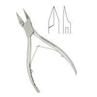 Nail Splitter 6" Thin Tapered Jaws Smooth Handles