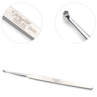 Fox Dermal Curette 5 1/2" 2mm Round