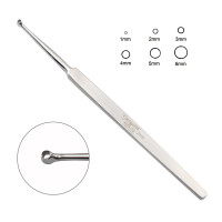 Fox Dermal Curette 5 1/2" 2mm Round