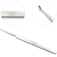 Fox Dermal Curette 5 1/2" 1mm Round