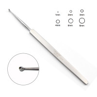 Fox Dermal Curette 5 1/2" 1mm Round