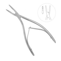 Juers Lempert Rongeur 7 1/4" Straight 3.5mm Jaw Curved Handle Single Action