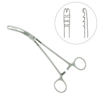 Walton Cartilage Clamp 8" Curved on Side