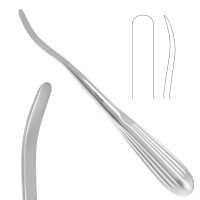 Crego Periosteal Elevator Slightly Curved Blade 7mm Size 8"