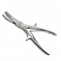 Stille Luer Rongeur 8 1/2" Curved 10mm Double Action