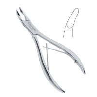 Hartman Rongeur 5 3/4" Curved 4x12mm Bite