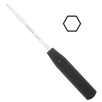 Screwdriver 8 1/2" Hexagonal 2.5mm With Notch Phenolic Handle