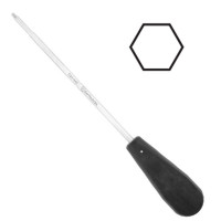 Screwdriver 12" Hexagonal 3.5mm With Notch Phenolic Handle