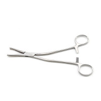 Dingman Forceps 7 1/2" Angular Delicate Serrated Jaws 2x2 Sharp Teeth
