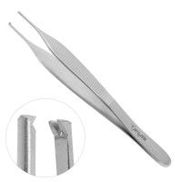 Hudson Tissue Forceps 4 3/4" 1x2 Teeth