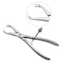 Patella Forceps 7" Sharp Teeth 2x2 With Speedlock Maximum Opening 48mm