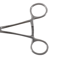 Plate Holding Forcep 5 1/2" Curved