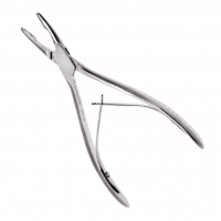 Jansen Rongeur 7" Curved 4mm Single Action