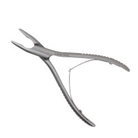 Luer Rongeur 6 1/2" Straight 3mm Single Action