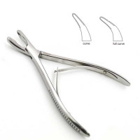 Luer Rongeur 6 1/2" Full Curved 3mm Single Action