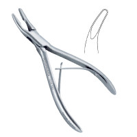 Mead Rongeur 6 1/4" Curved 4mm Single Action