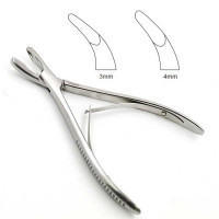 Luer Rongeur 6" Full Curved 3mm Single Action