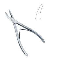 Hartmann Rongeur 7 1/4" Curved 5mm Single Action