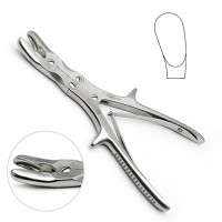 Stille Luer Rongeur 10 1/2 Curved 17mm Double Action