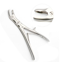 Stille Luer Echlin Rongeur 9" Side Curved 6mm Double Action