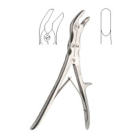 Stille Luer Echlin Rongeur 9" Side Curved 6mm Double Action