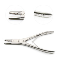 Ruskin Rongeur 6" Straight 5mm Double Action