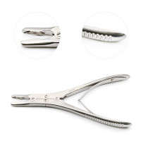 Ruskin Rongeur 7 1/2" Straight 3 mm Double Action