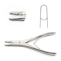 Ruskin Rongeur 7 1/2" Straight 3 mm Double Action