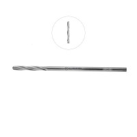 Twist Drill 5" Straight Shank 4 Flutes Diameter 3.5mm Maximum Inside Diameter 1.8mm Cannulation 35mm Round End